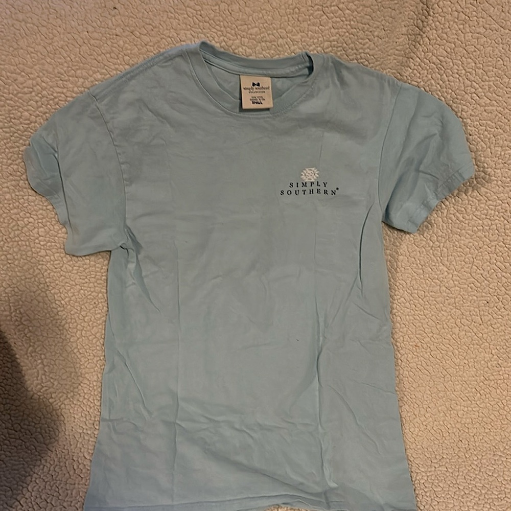 Simply Southern Flag T-Shirt. Adult Small. Like New Condition